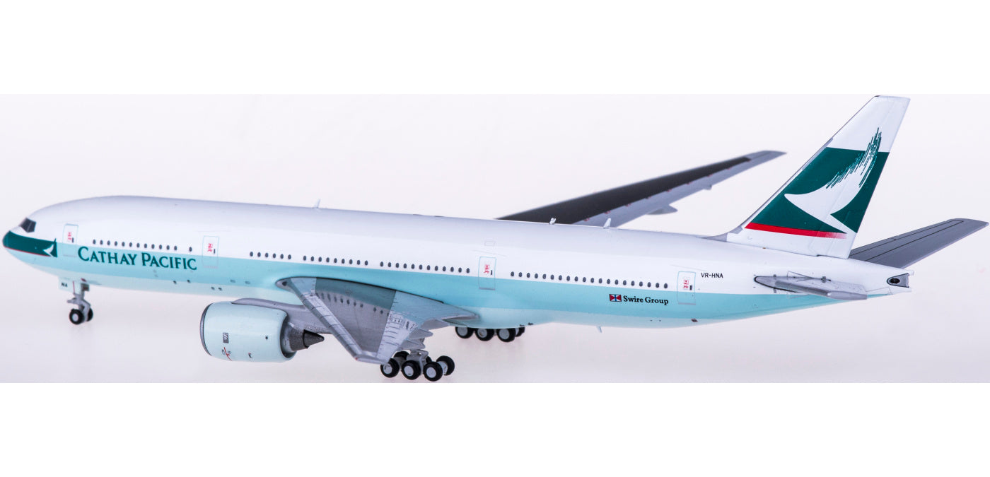 1:400 Kai Tak Wings EW4772011 Cathay Pacific Boeing 777-200 VR-HNA "50Years" Aircraft Model+Free Tractor