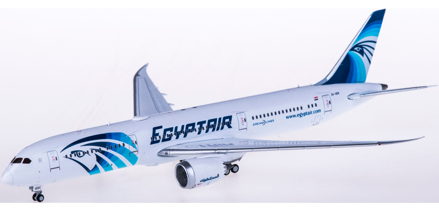 1:400 JC Wings LH4144 EgyptAir Boeing 787-9 Dreamliner SU-GER Free Tractor+Stand