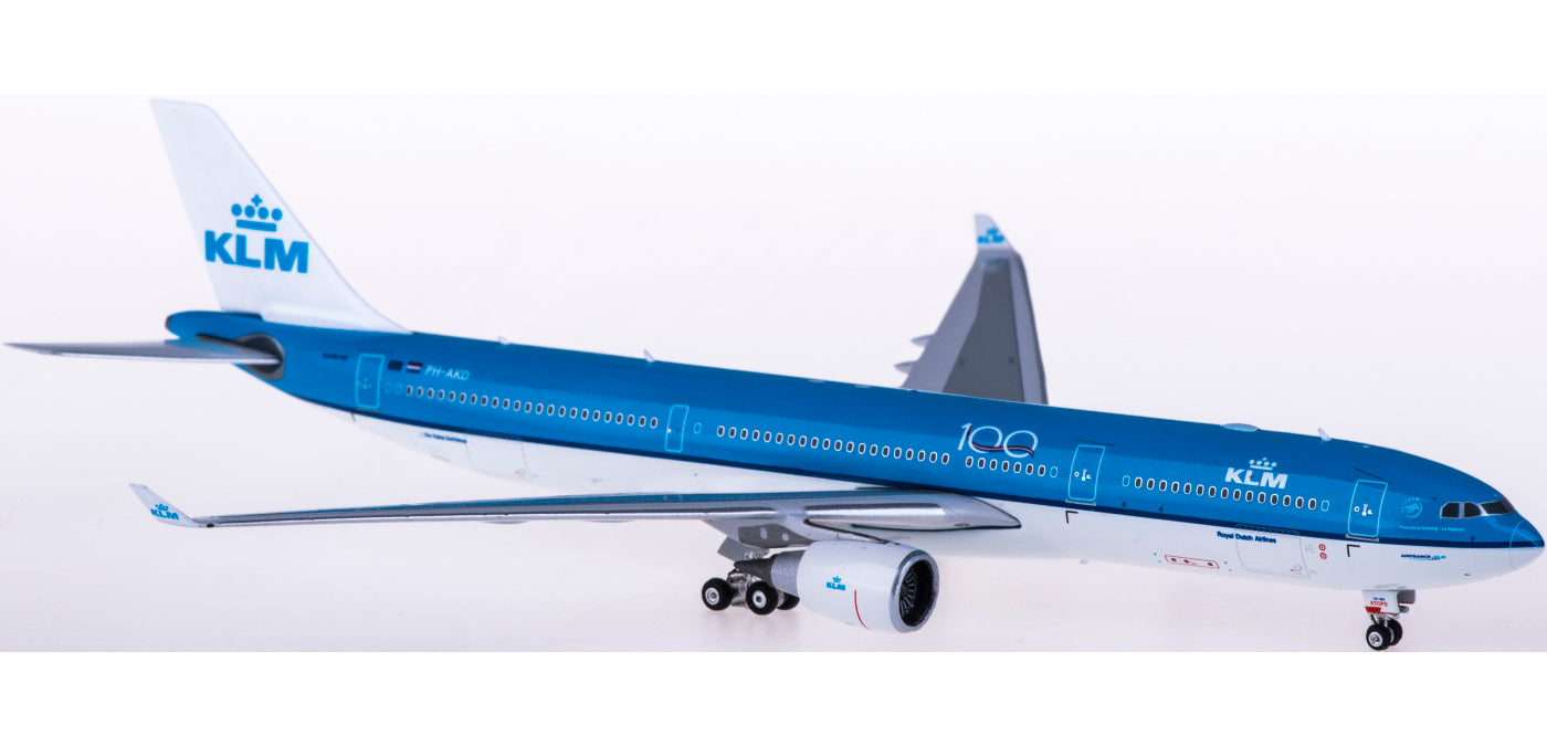 1:400 Phoenix PPH11584 KLM Airbus A330-300 PH-AKD "100years" Free Tractor+Stand