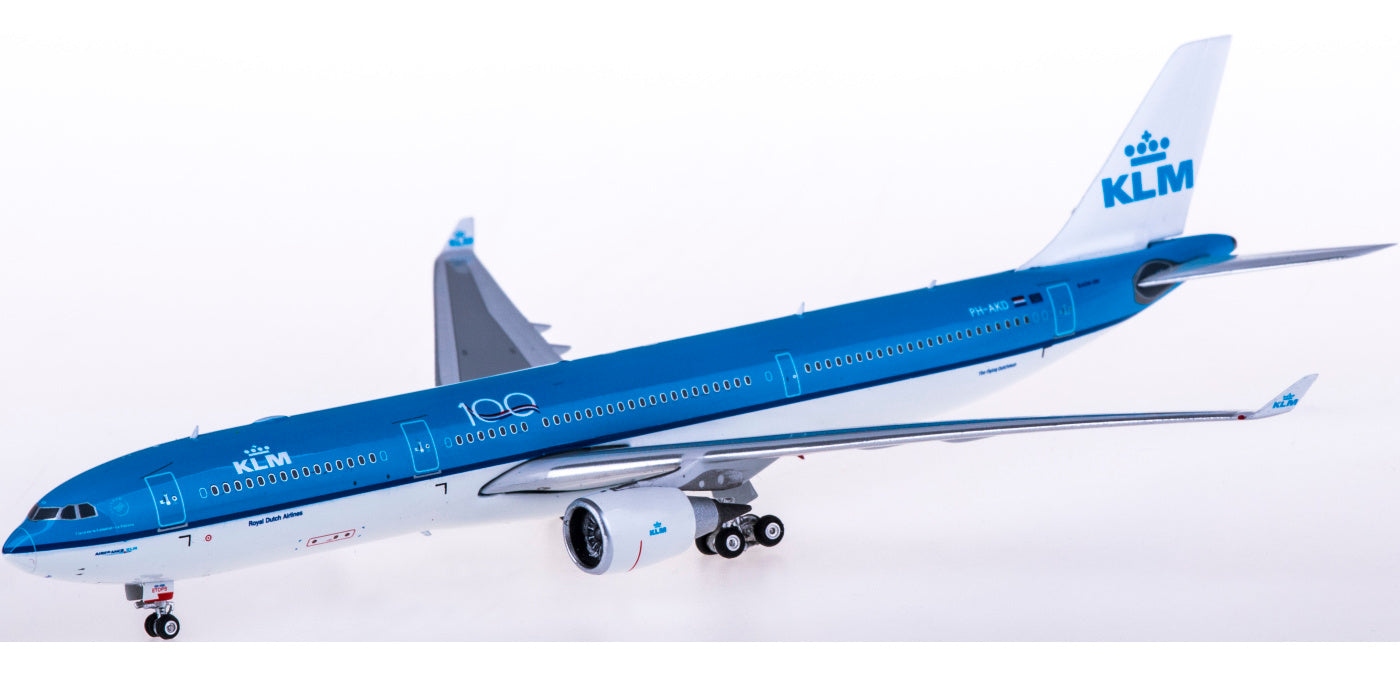 1:400 Phoenix PPH11584 KLM Airbus A330-300 PH-AKD "100years" Free Tractor+Stand