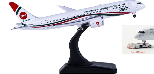 1:400 Phoenix PH11586 Biman Bangladesh Boeing 787-8 S2-AJU Free Tractor+Stand