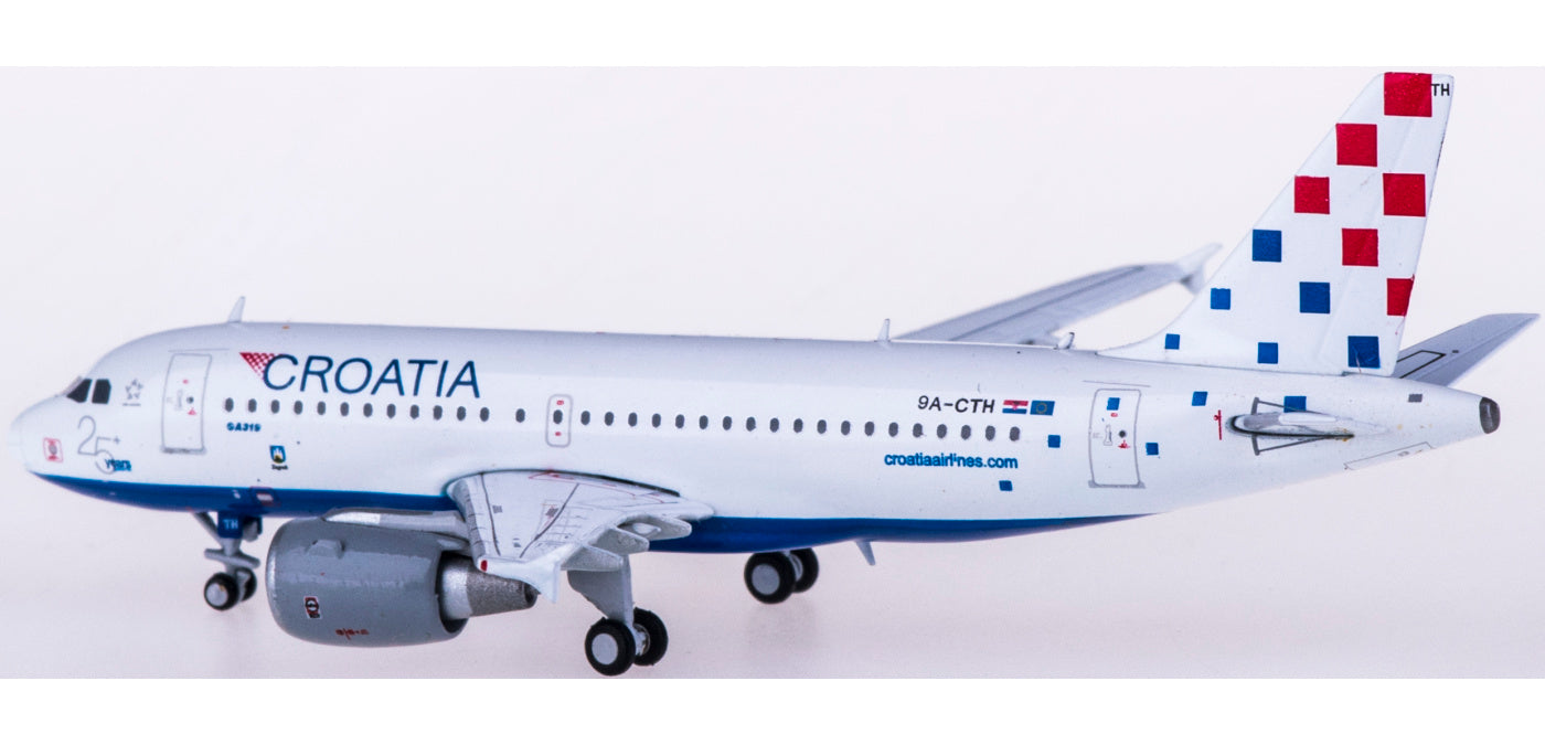 1:400 JC Wings XX4065 Croatia Airlines Airbus A319 9A-CTH Free Tractor+Stand