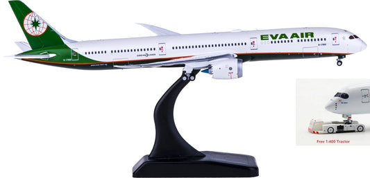 1:400 JC Wings ALB4EVA08 EVA Air Boeing 787-10 B-17801 Free Tractor+Stand