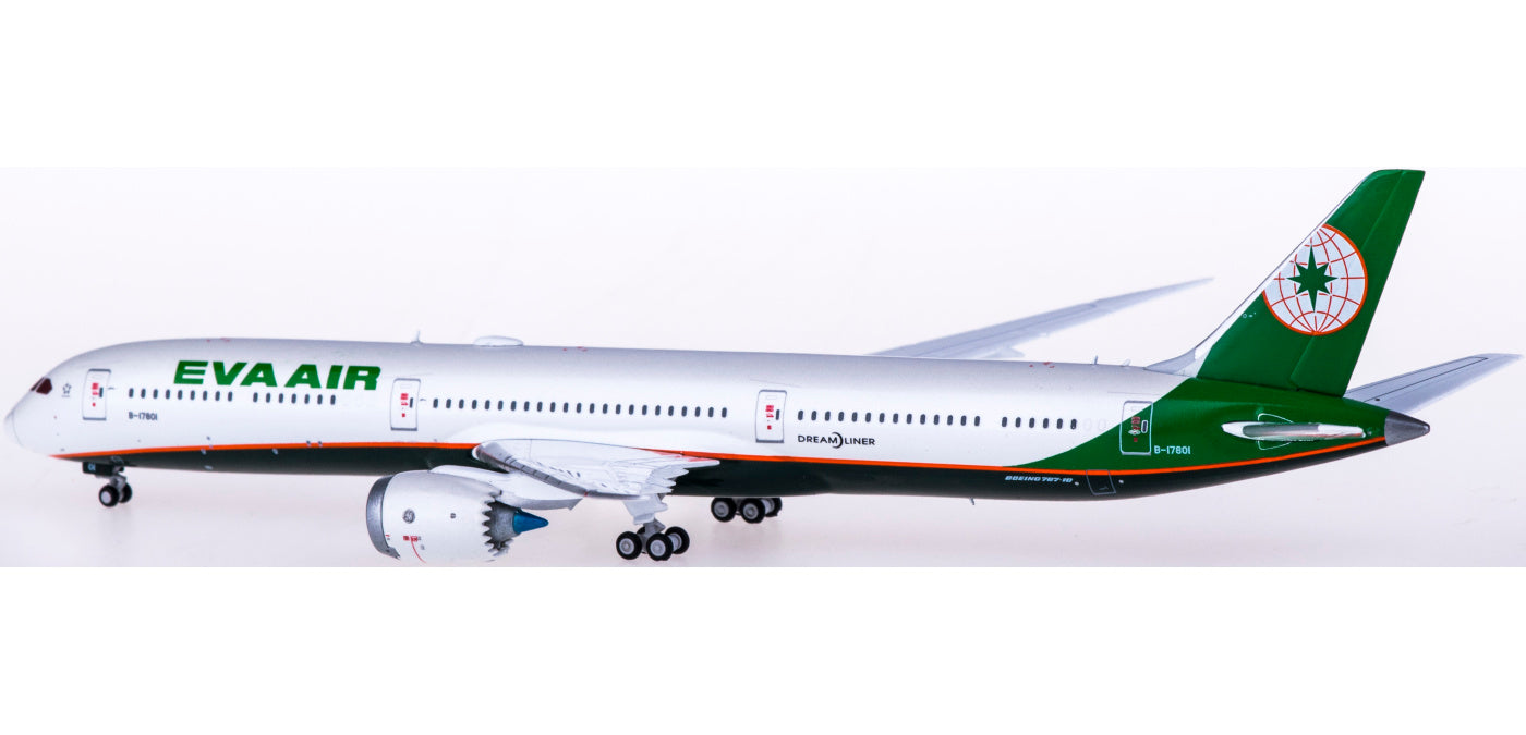 1:400 JC Wings ALB4EVA08 EVA Air Boeing 787-10 B-17801 Free Tractor+Stand