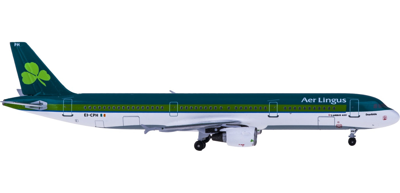 (Rare)1:400 AeroClassics AC419672 Aer Lingus Airbus A321 EI-CPH+Free Tractor