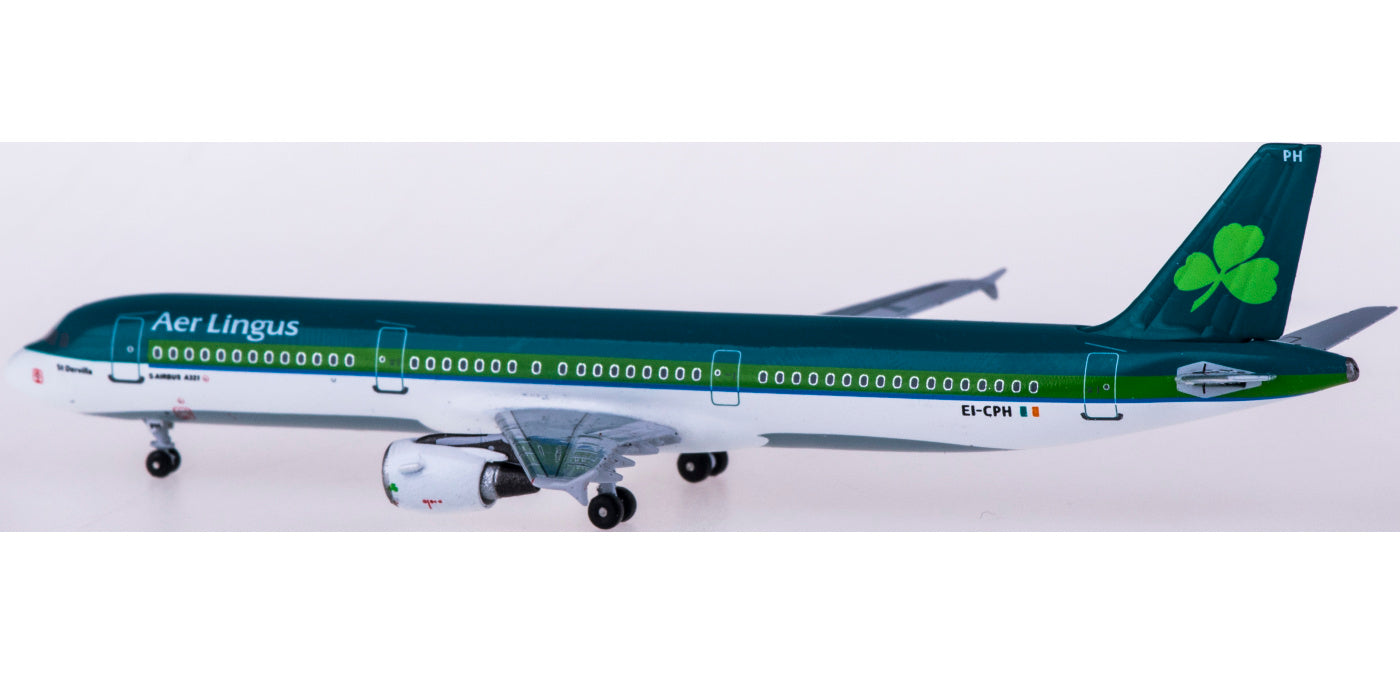 (Rare)1:400 AeroClassics AC419672 Aer Lingus Airbus A321 EI-CPH+Free Tractor