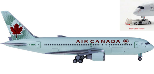 (Rare)1:400 AeroClassics AC419649 Air Canada Boeing 767-200 C-GDSY+Free Tractor