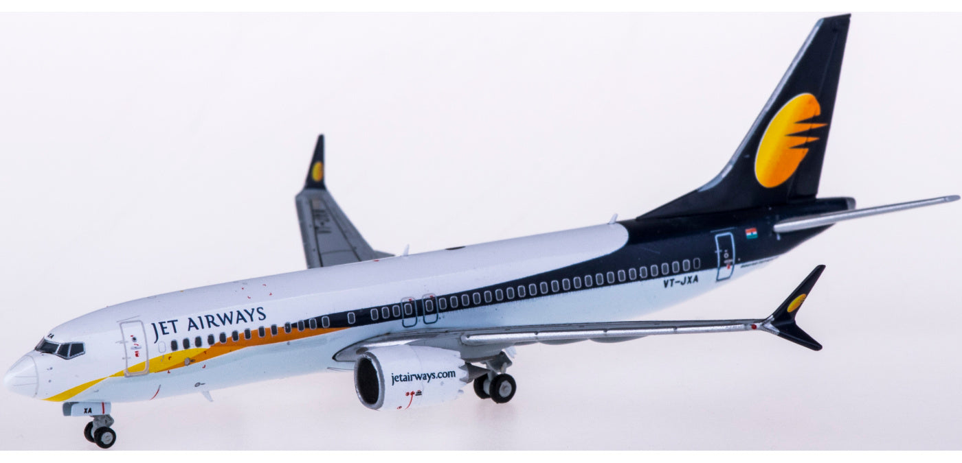 1:400 JC Wings XX4065 XX4057 Jet Airways Boeing 737 MAX 8 VT-JXA Free Tractor+Stand