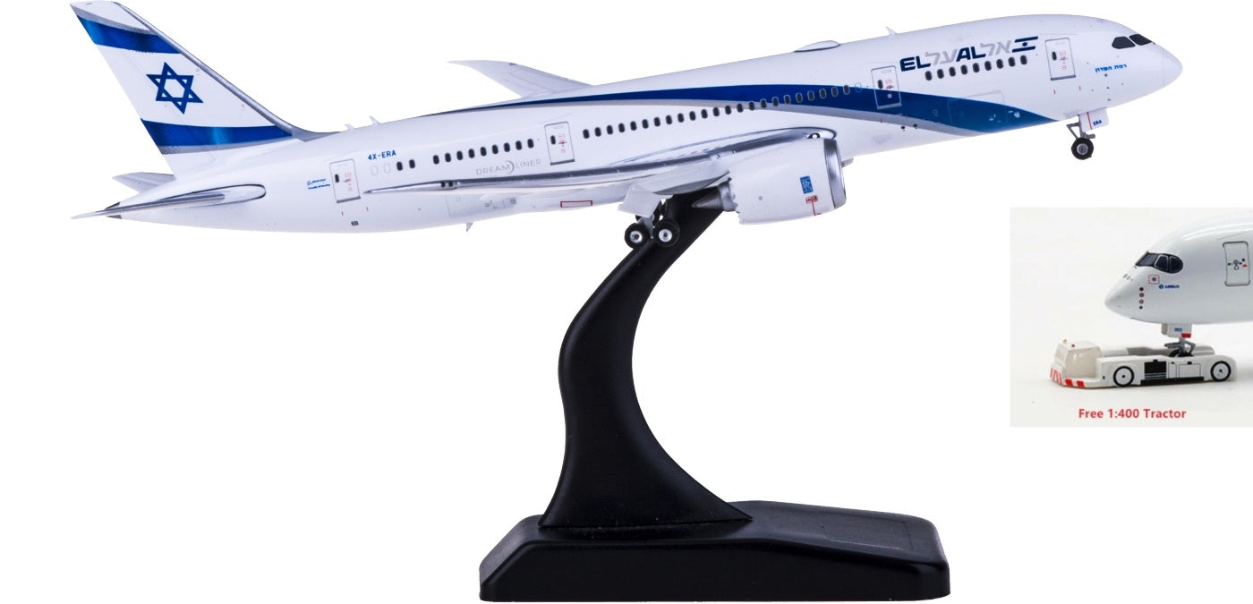 1:400 Phoenix PH04310 El Al Boeing 787-8 4X-ERA Free Tractor+Stand