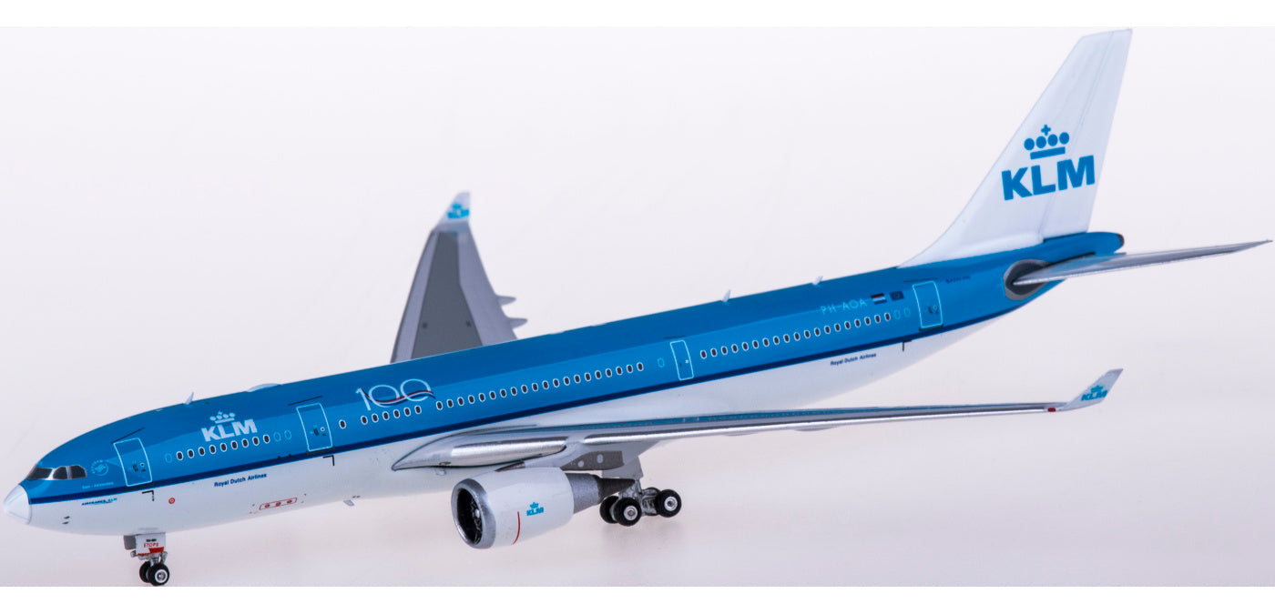 1:400 Phoenix PH11601 KLM Airbus A330-200 PH-AOA "100years" Free Tractor+Stand