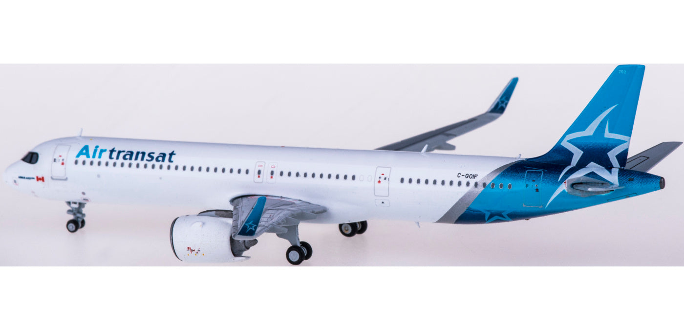 1:400 JC Wings XX4183 Air Transat Airbus A321NEO C-GOIF Free Tractor+Stand