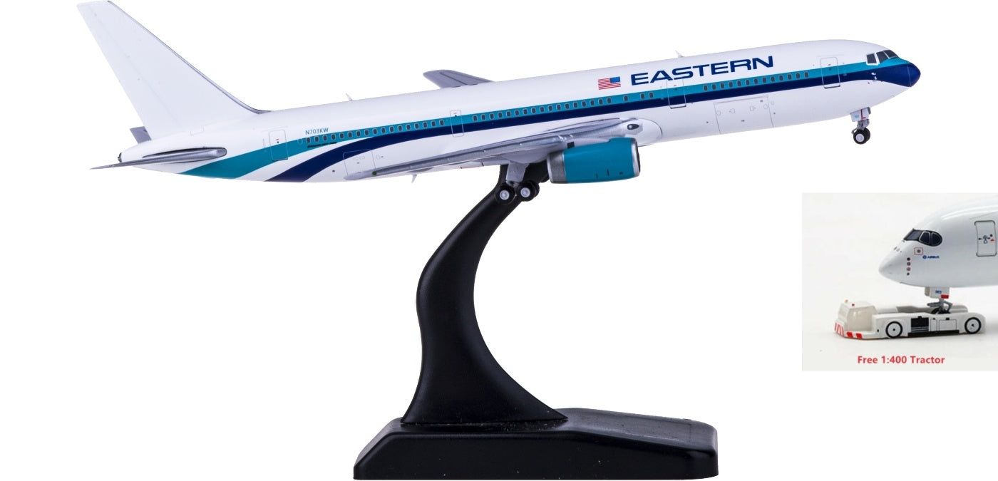 1:400 JC Wings XX4236 Eastern Air Lines Boeing 767-300ER N703KW Free Tractor+Stand