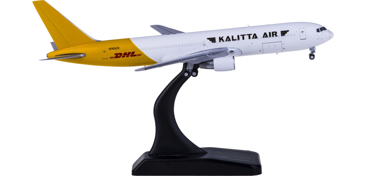1:400 JC Wings XX4237 Kalitta Air X DHL Boeing 767-300BCF N763CK Free Tractor+Stand