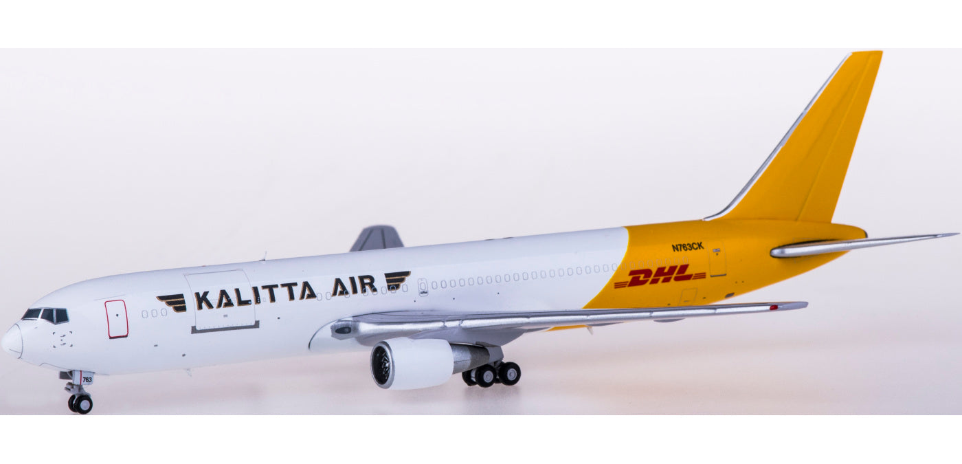1:400 JC Wings XX4237 Kalitta Air X DHL Boeing 767-300BCF N763CK Free Tractor+Stand