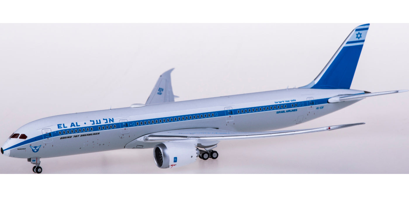 1:400 Geminijets GJELY1893 El Al Boeing 787-9 4X-EDF Free Tractor+Stand