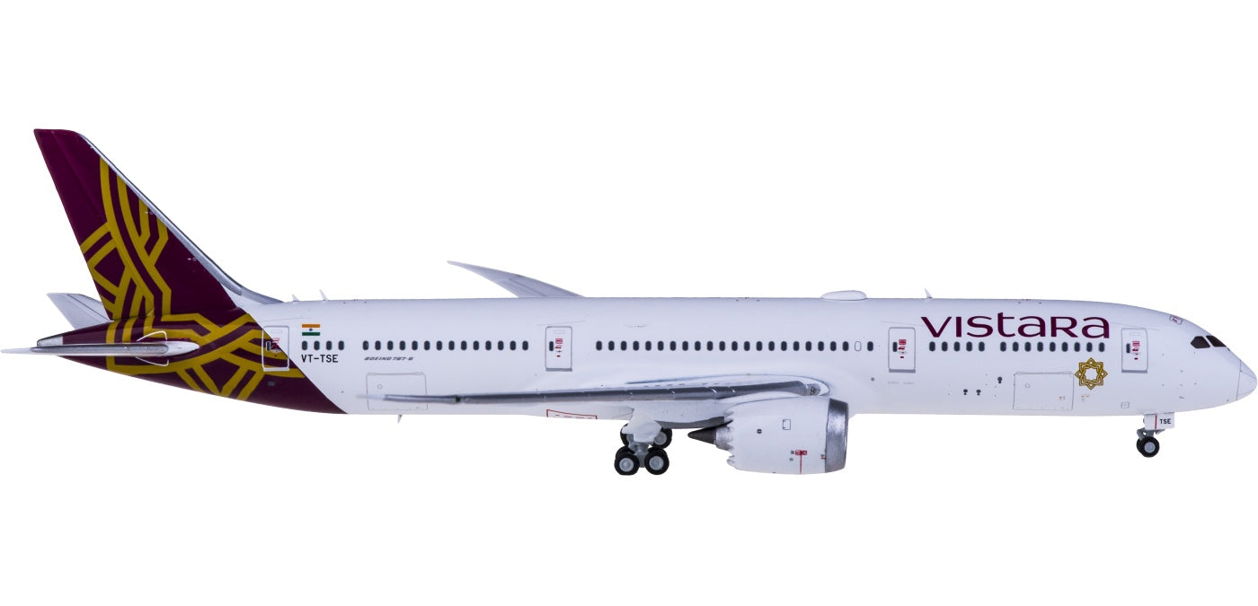 1:400 JC Wings XX4251 Vistara Boeing 787-9 Dreamliner VT-TSE +Free Tractor