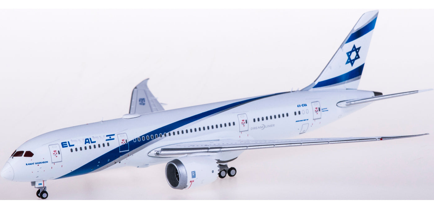 1:400 JC Wings XX4247 El Al Boeing 787-8 Dreamliner 4X-ERA Free Tractor+Stand