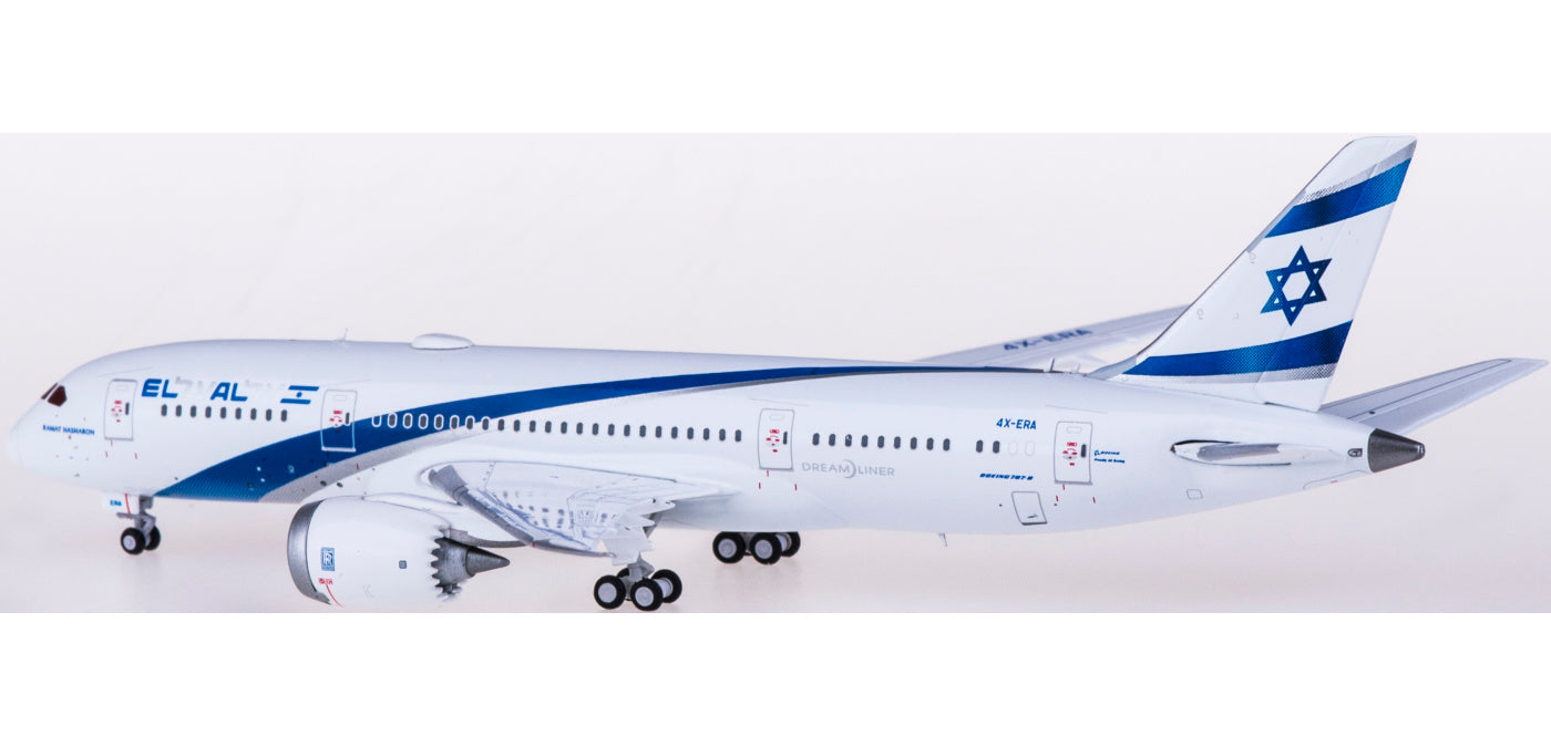 1:400 JC Wings XX4247 El Al Boeing 787-8 Dreamliner 4X-ERA Free Tractor+Stand