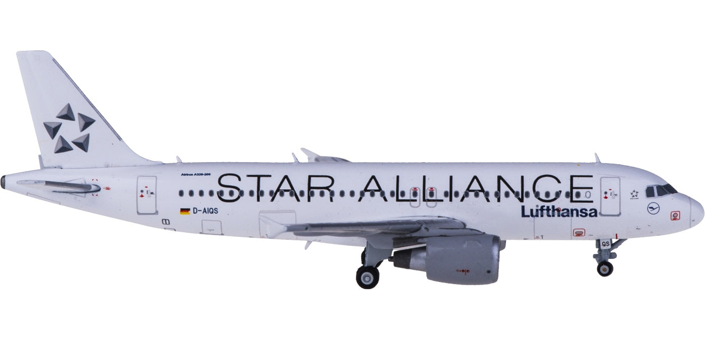 1:400 JC Wings XX4075 Lufthansa Airlines Airbus A320 D-AIQS "STAR ALLIANCE"+Free Tractor