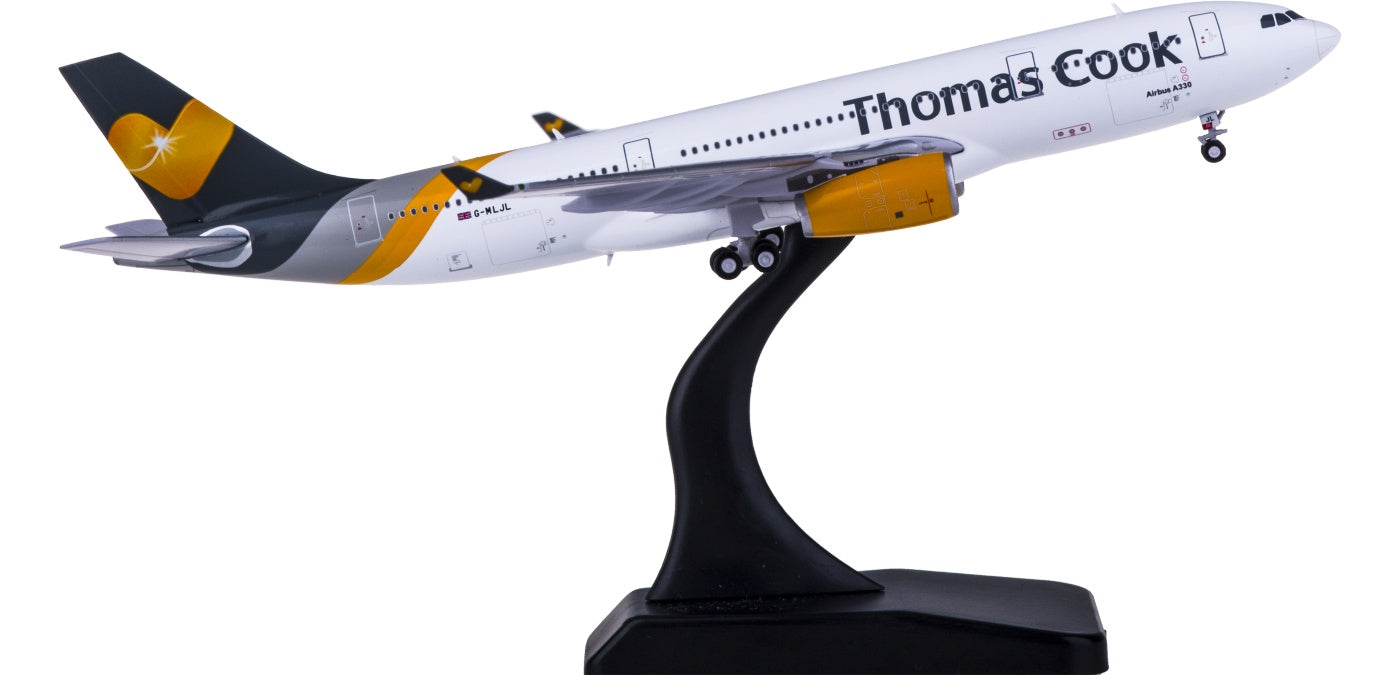 1:400 JC Wings LH4157 Thomas Cook Airbus A330-200 G-MLJL Free Tractor+Stand