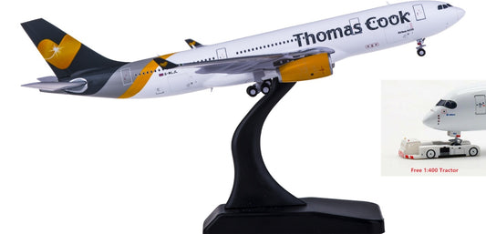 1:400 JC Wings LH4157 Thomas Cook Airbus A330-200 G-MLJL Free Tractor+Stand