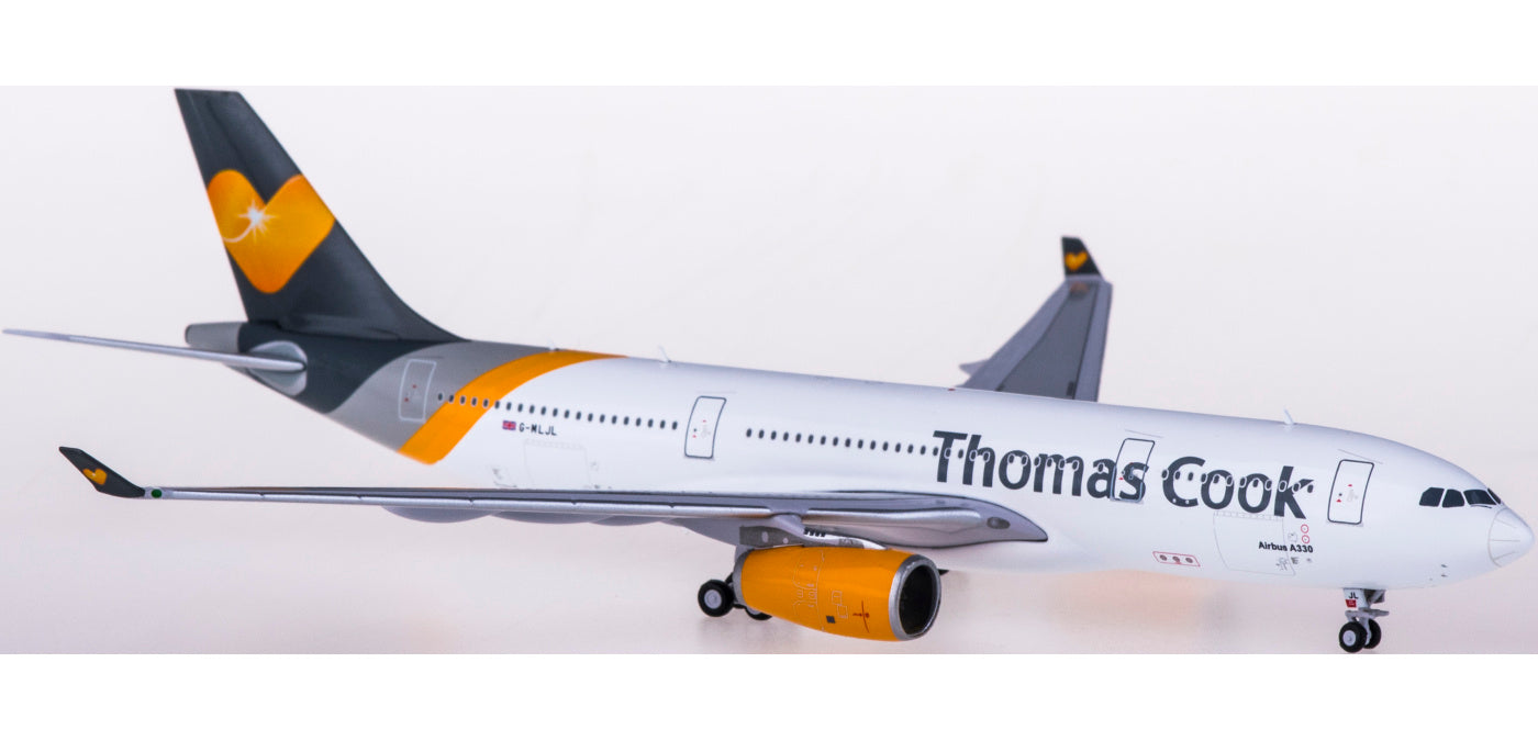 1:400 JC Wings LH4157 Thomas Cook Airbus A330-200 G-MLJL Free Tractor+Stand