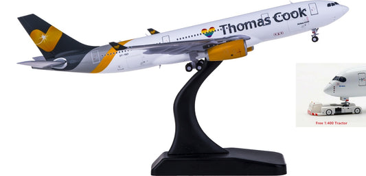 1:400 JC Wings LH4163 Thomas Cook Airbus A330-200 OY-VKF Free Tractor+Stand