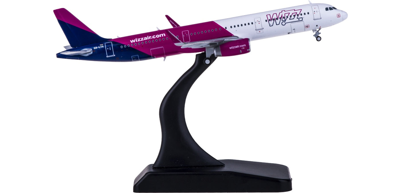 1:400 JC Wings LH4112 Wizz Air Airbus A321 HA-LTA Free Tractor+Stand