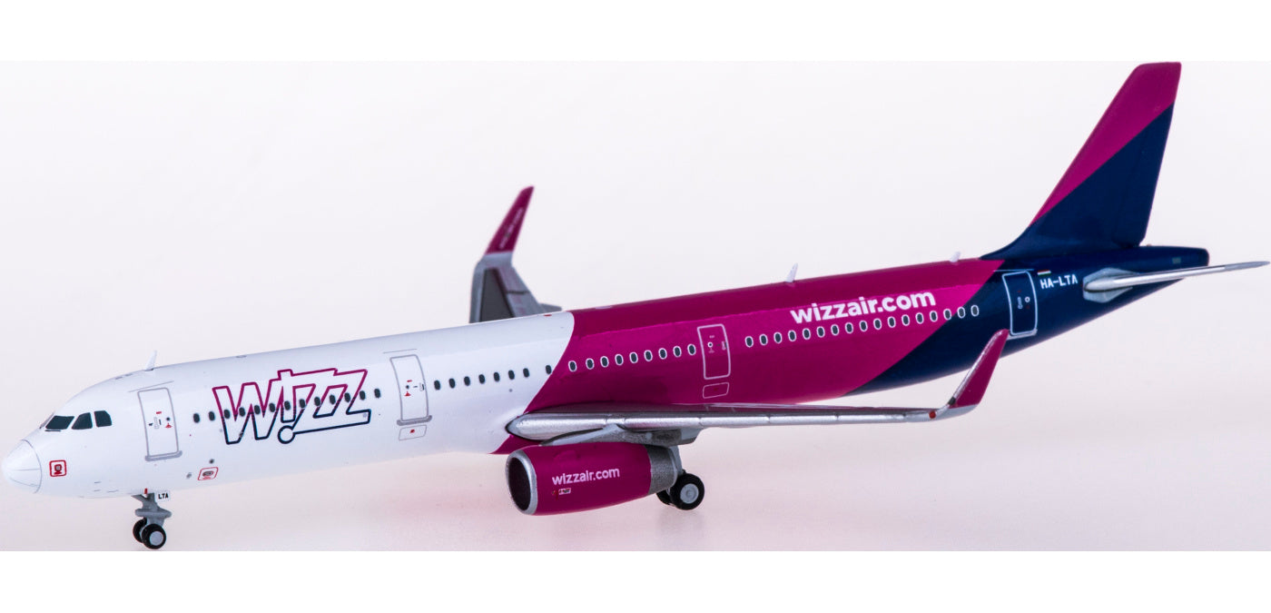 1:400 JC Wings LH4112 Wizz Air Airbus A321 HA-LTA Free Tractor+Stand