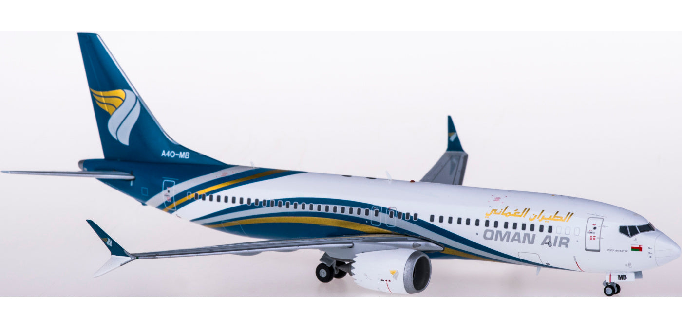 1:200 JC Wings LH2123 Oman Air Boeing 737 MAX 8 A4O-MB