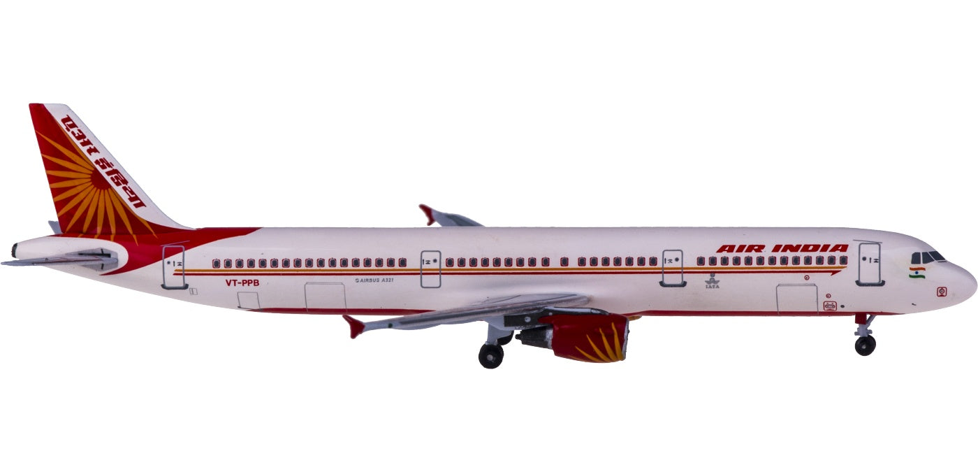 (Rare)1:400 AeroClassics AC419785 Air India Airbus A321 VT-PPB+Free Tractor