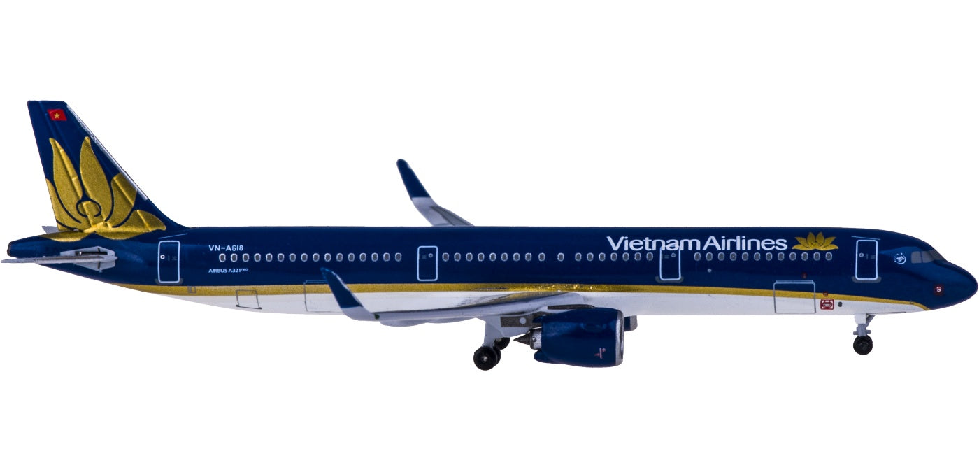 (Rare)1:400 AeroClassics AAC419788 Vietnam Airlines Airbus A321 VN-A618+Free Tractor