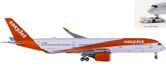 1:400 NG Models NG39001 easyJet Airbus A350-900 G-A359+Free Tractor