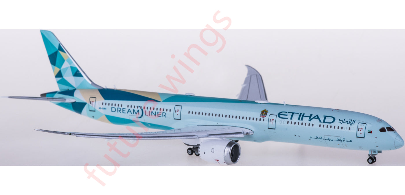 1:400 JC Wings XX4300A Etihad Airways Boeing 787-10 A6-BMH "Flaps Down"Aircraft Model Free Tractor+Stand