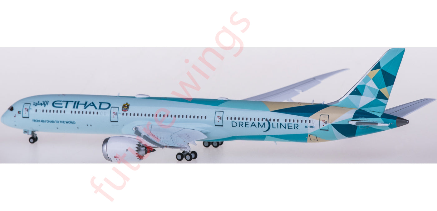 1:400 JC Wings XX4300A Etihad Airways Boeing 787-10 A6-BMH "Flaps Down"Aircraft Model Free Tractor+Stand