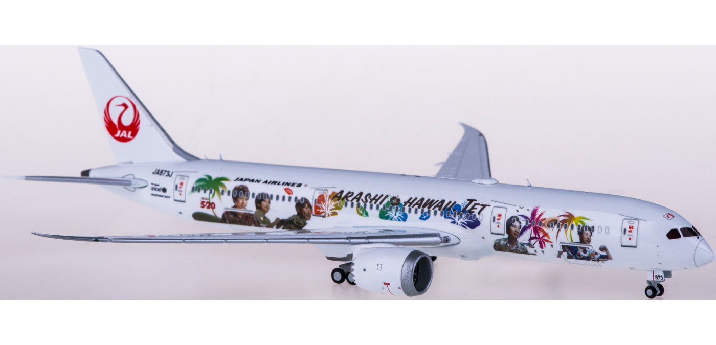 1:400 JC Wings EW4789006 Japan Airlines Boeing 787-9 JA873J Aircraft Model Free Tractor+Stand