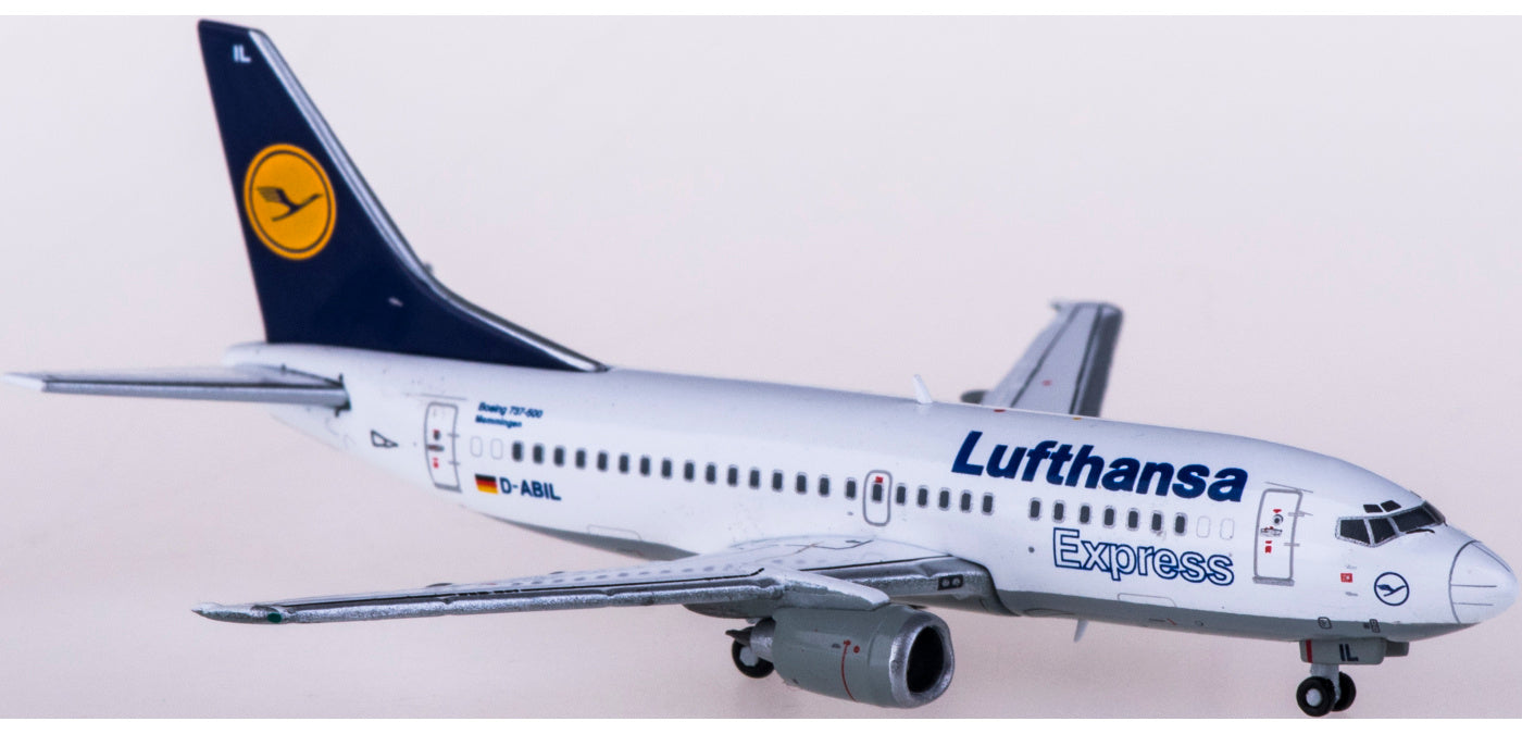 1:400 JC Wings XX4886 Lufthansa Airlines Boeing 737-500 D-ABIL Free Tractor+Stand