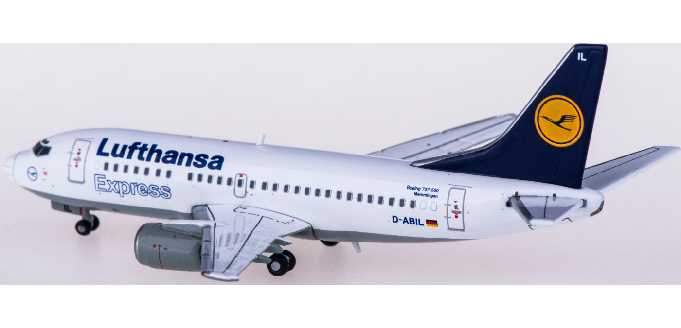 1:400 JC Wings XX4886 Lufthansa Airlines Boeing 737-500 D-ABIL Free Tractor+Stand