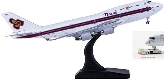 1:400 Phoenix PH11647 Thai Airways Boeing 747-400 HS-TGA Free Tractor+Stand