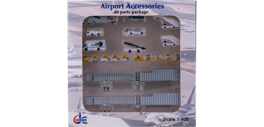1:400 JC Wings JCGSESETA Airport Accessories GSE  20parts
