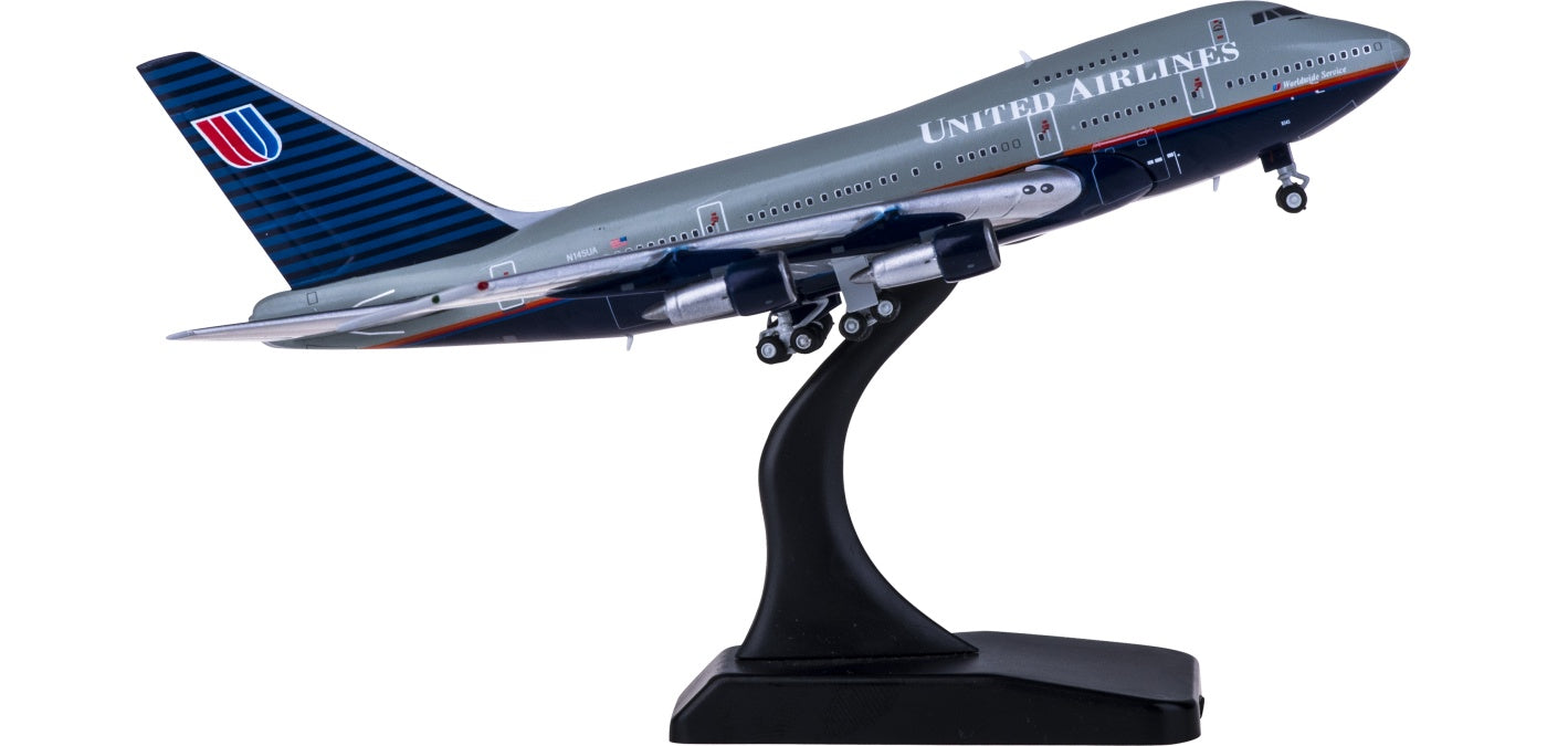 1:400 JC Wings XX4962 United Airlines Boeing 747SP N145UA Free Tractor+Stand