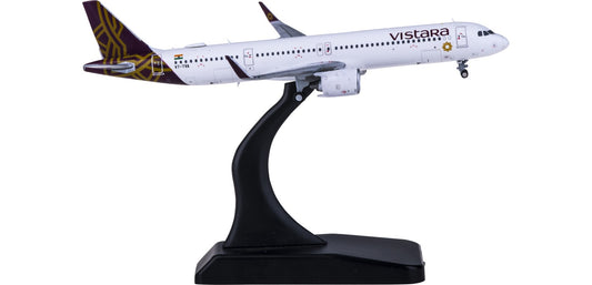 1:400 JC Wings XX4454 Vistara Airbus A321neo VT-TVA Free Tractor+Stand