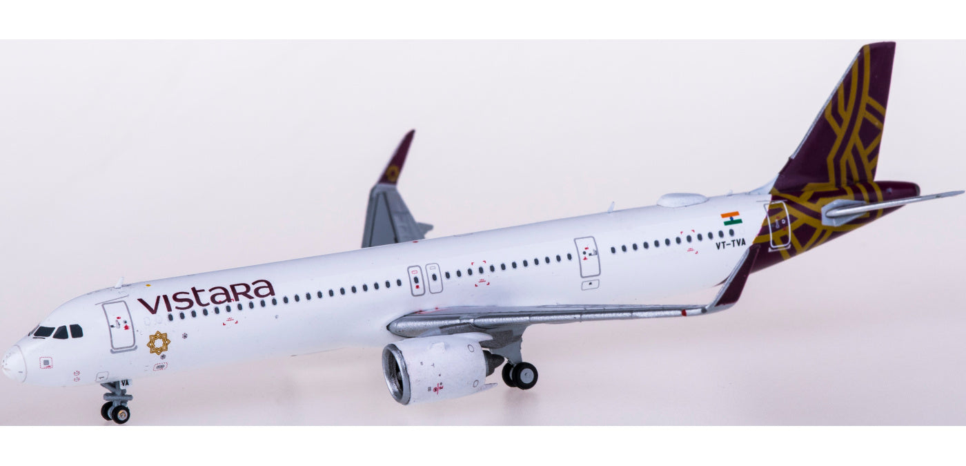 1:400 JC Wings XX4454 Vistara Airbus A321neo VT-TVA Free Tractor+Stand