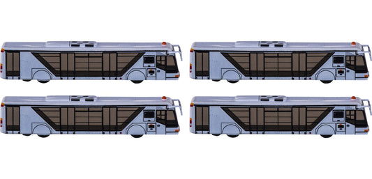 1:400 Fantasy Wings GSE 1:400 AA4022 Neoplan Airport Bus 4Pcs