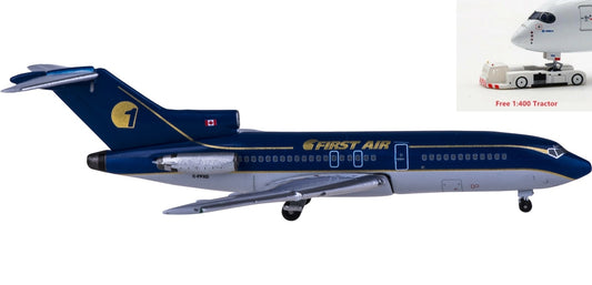 (Rare)1:400 AeroClassics AC419886 First Air Boeing 727-100 C-FPXD+Free Tractor