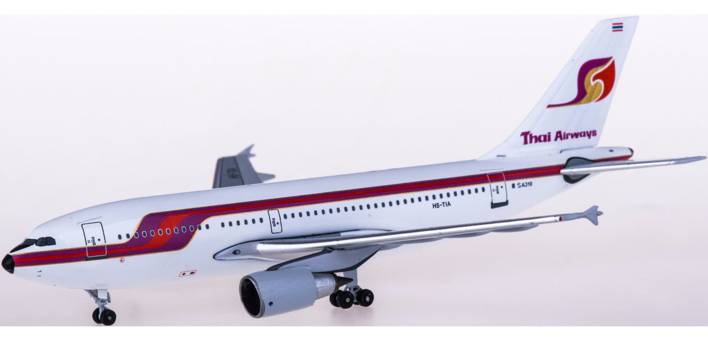 (Rare)1:400 AeroClassics AC419875 Thai Airways Airbus A310-200 HS-TIA+Free Tractor