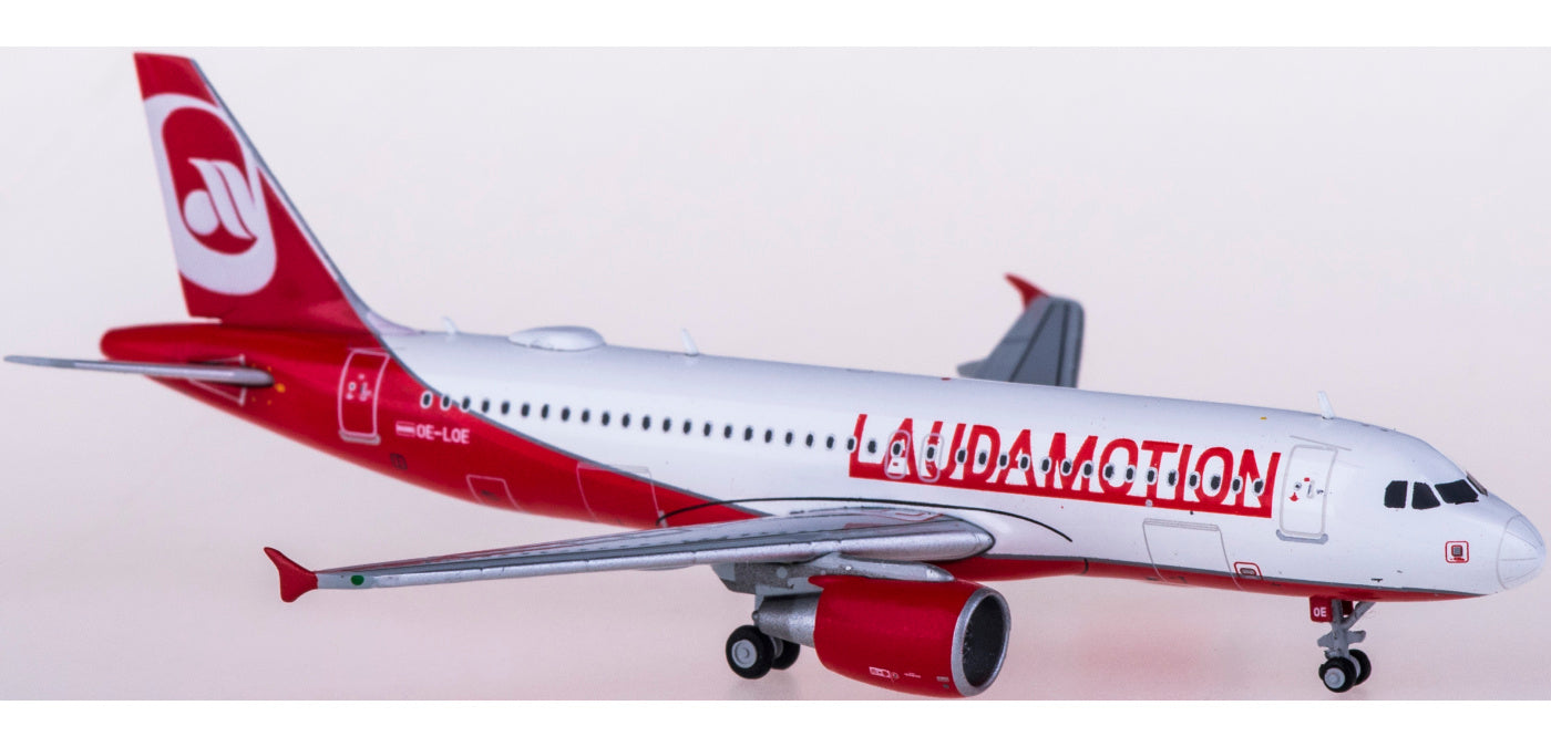 1:400 JC Wings LH4100 Laudamotion Airbus A320 OE-LOE+Free Tractor