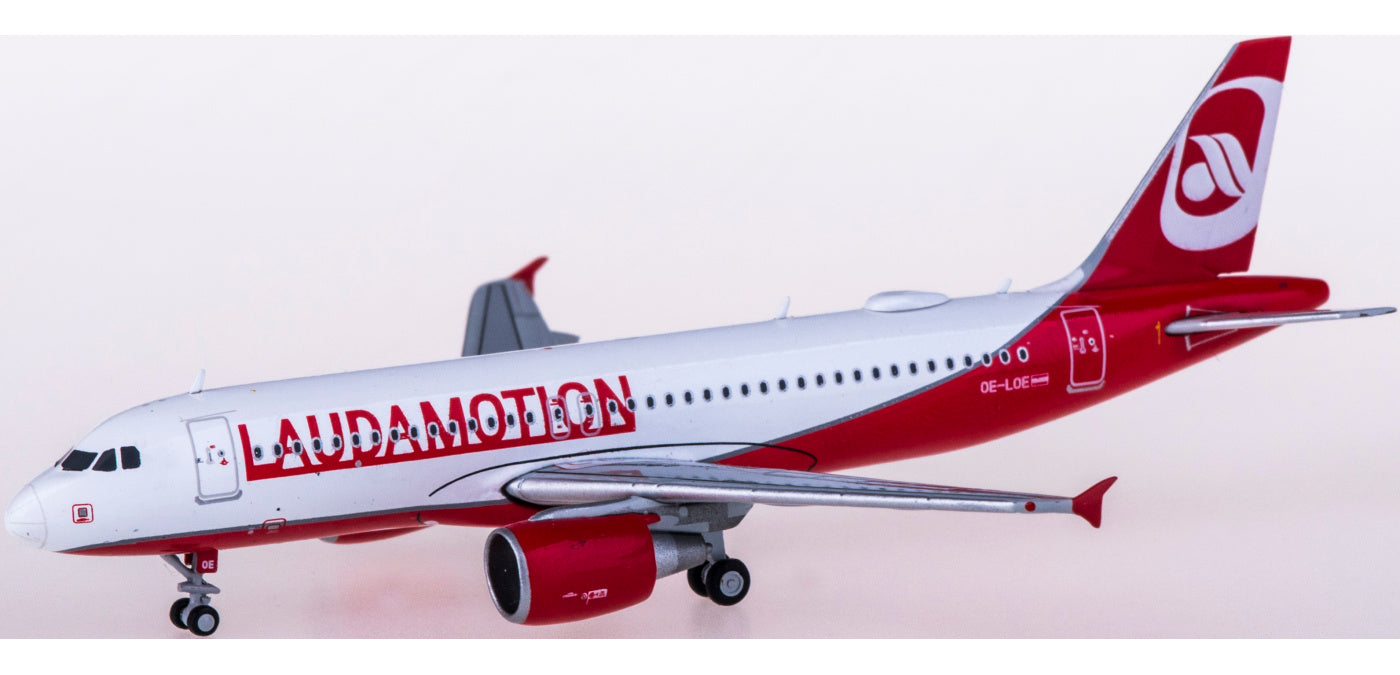 1:400 JC Wings LH4100 Laudamotion Airbus A320 OE-LOE+Free Tractor