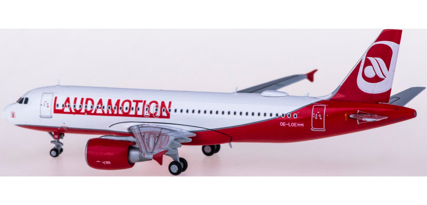 1:400 JC Wings LH4100 Laudamotion Airbus A320 OE-LOE+Free Tractor