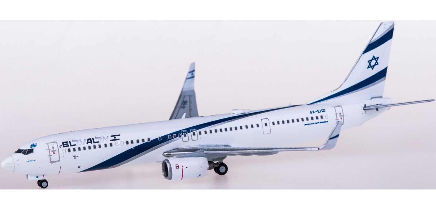 1:400 Geminijets GJELY1956 El Al Boeing 737-900ER 4X-EHD+Free Tractor